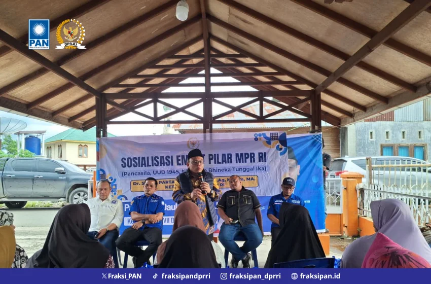Saleh Partaonan Daulay Sosialisasi Empat Pilar MPR RI di Labuhanbatu Utara